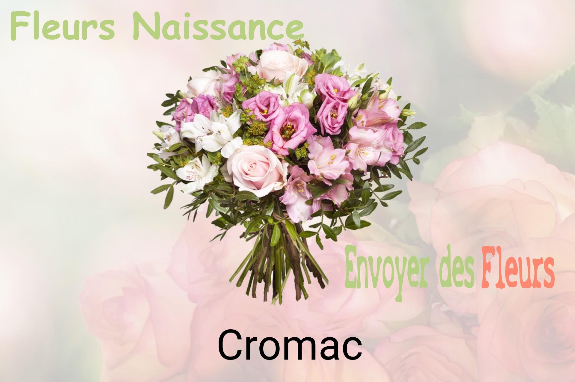 Bouquet de fleurs de naissance livré à Cromac